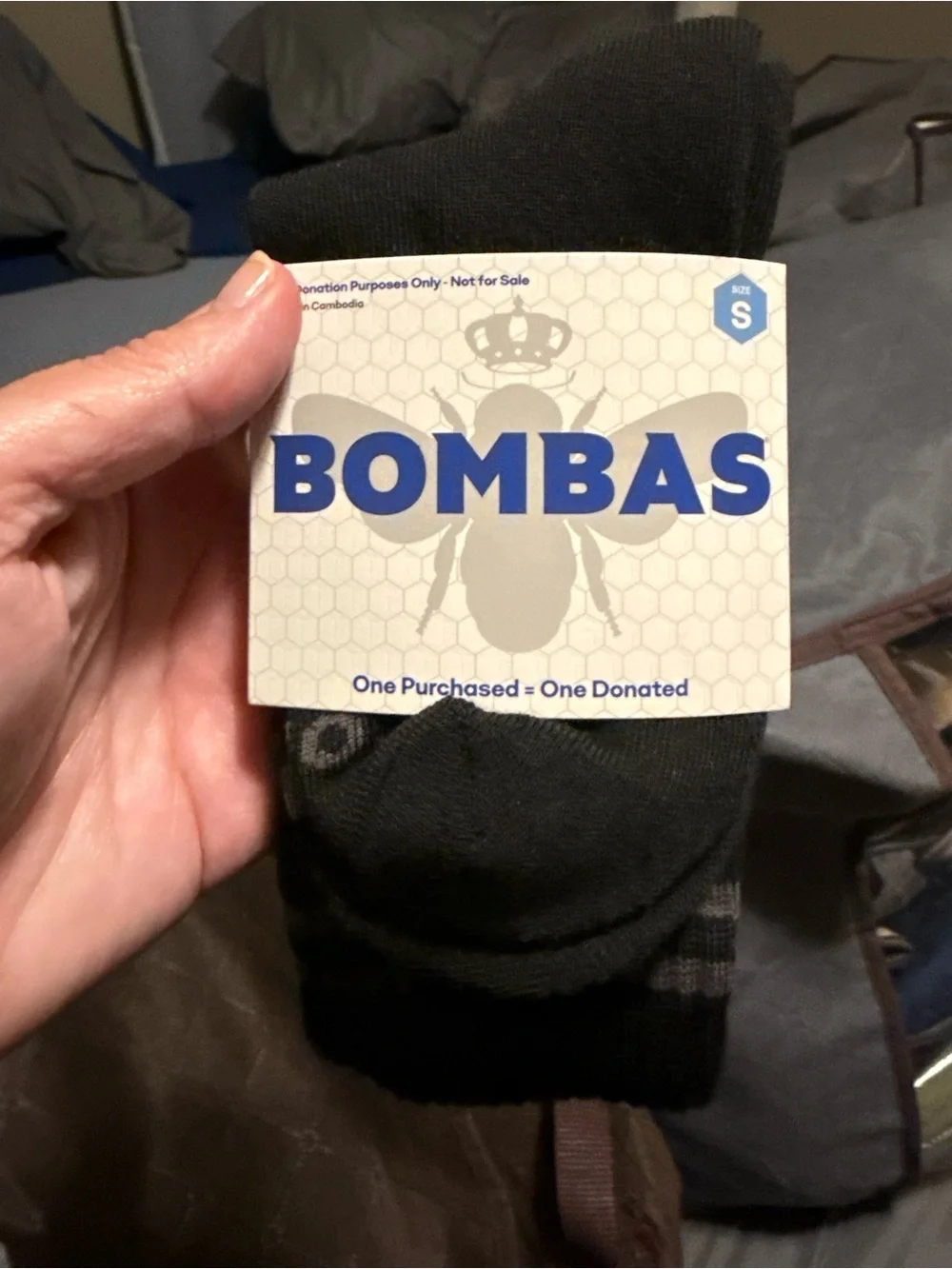 Bombas Ankle Socks 3 Pair Pack Cushioned Arch Support Athletic Performance XS